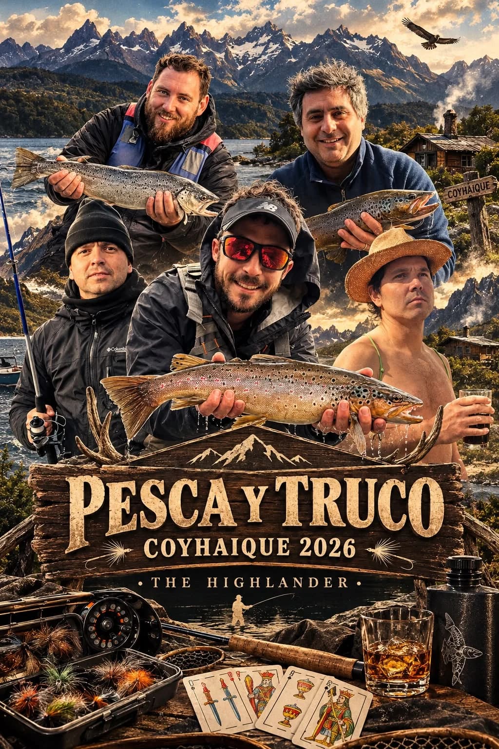 Afiche Pesca y Truco Coyhaique 2026